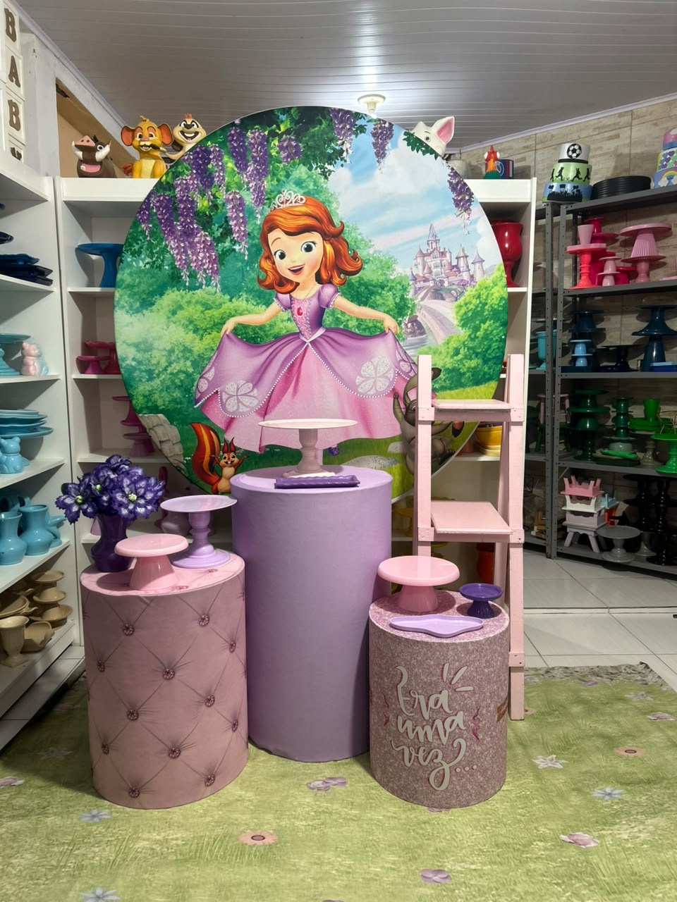 Princesa Sofia Kit 2 - Pegue e monte da Fada Madrinha decorações 