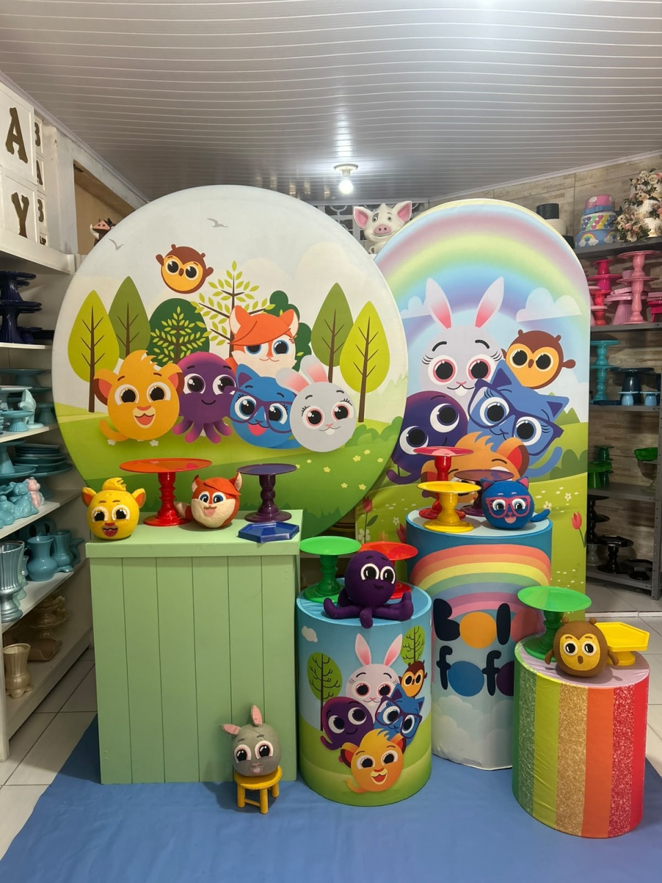 Bolofofos Kit 4 - Pegue e monte da Fada Madrinha decorações 