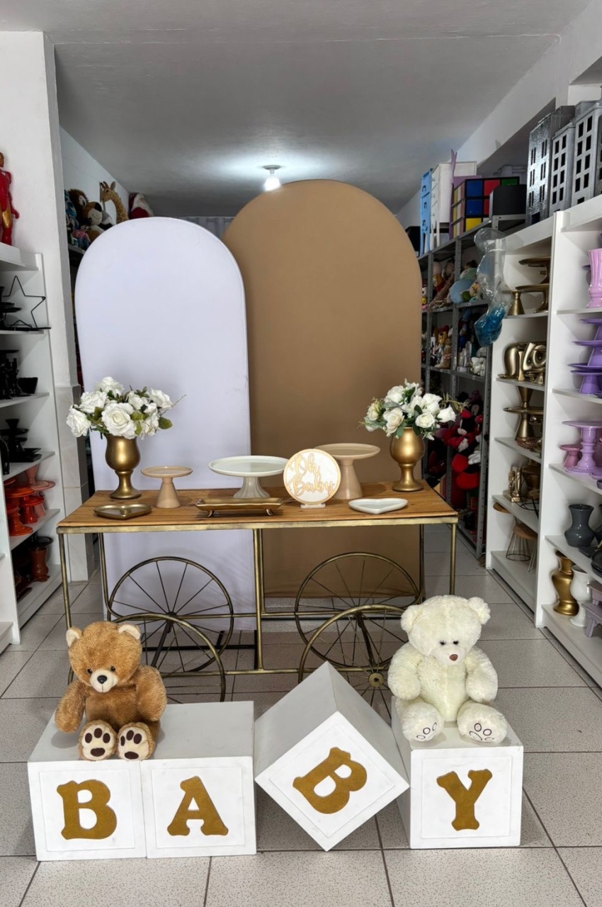 Chá Revelação Neutro  - Pegue e monte da Fada Madrinha decorações 