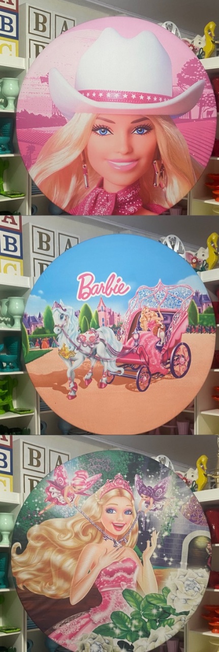 Tecidos - Barbie 1 - Pegue e monte da Fada Madrinha decorações 