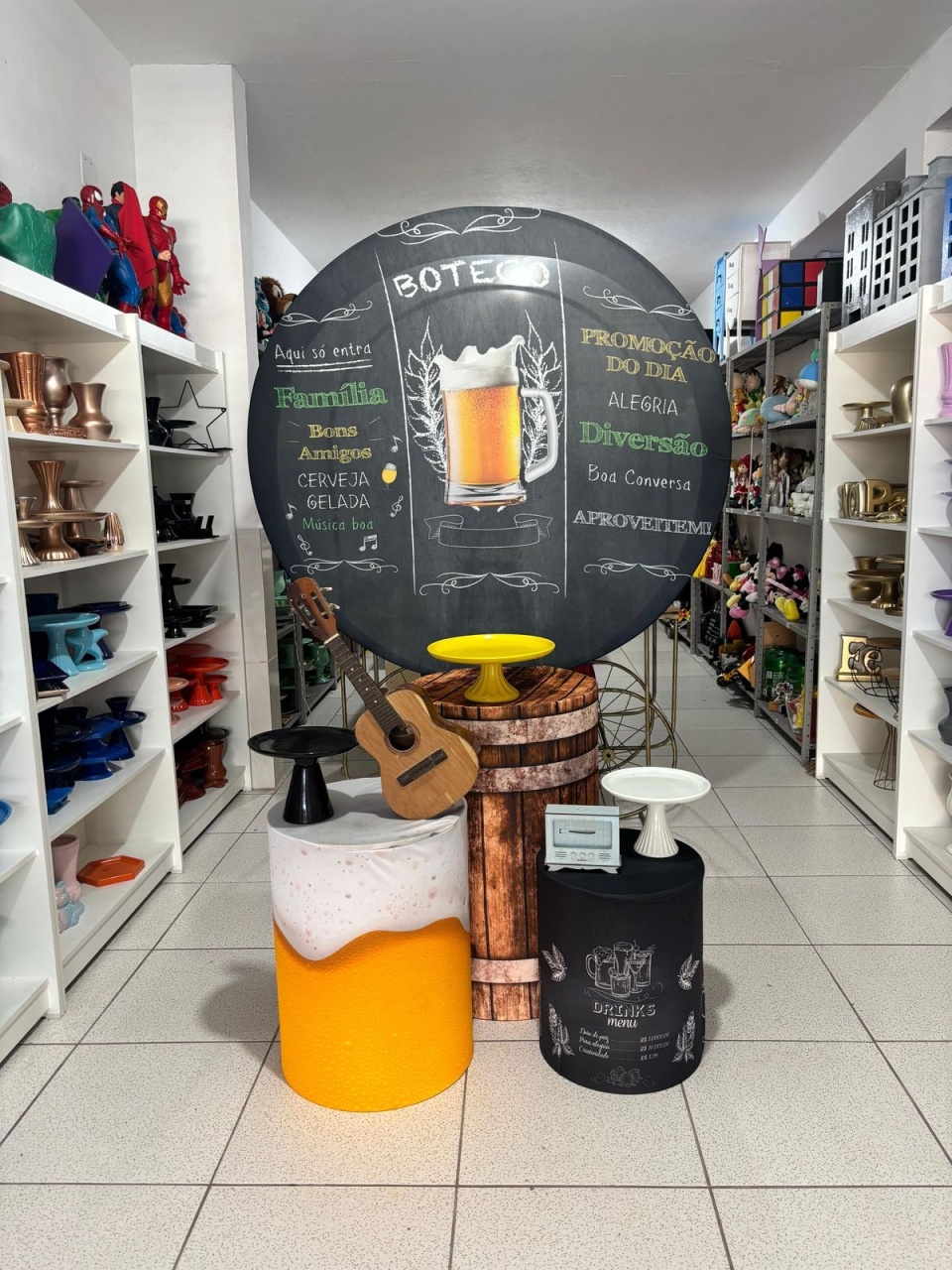 Boteco 01 - Pegue e monte da Fada Madrinha decorações 