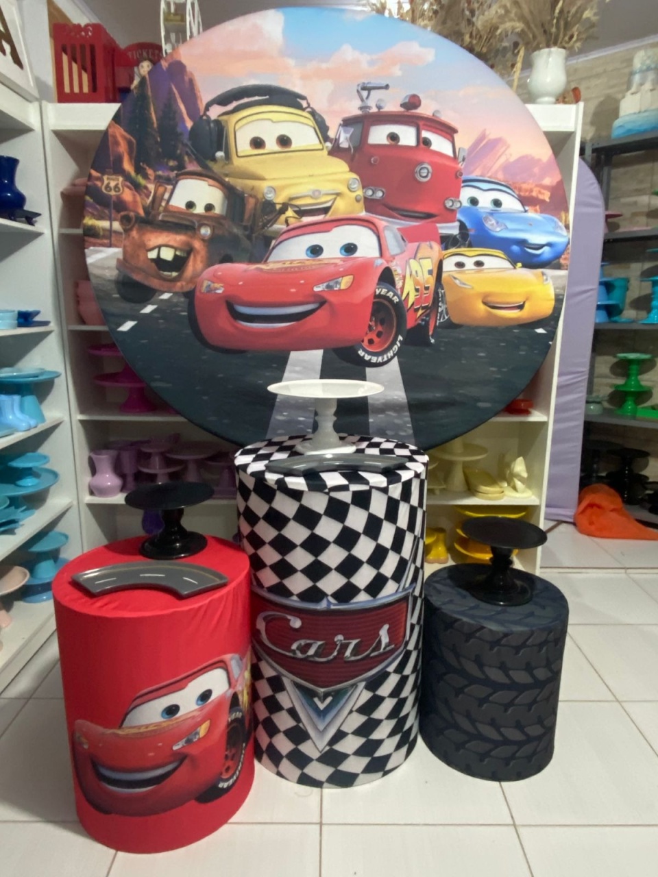Kit Carros - Pegue e monte da Fada Madrinha decorações 