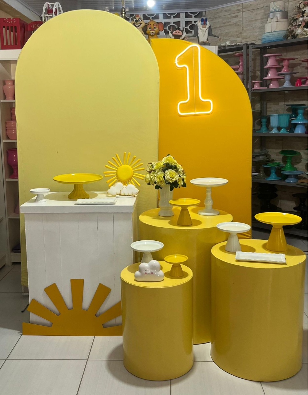 Kit Sol - Pegue e monte da Fada Madrinha decorações 