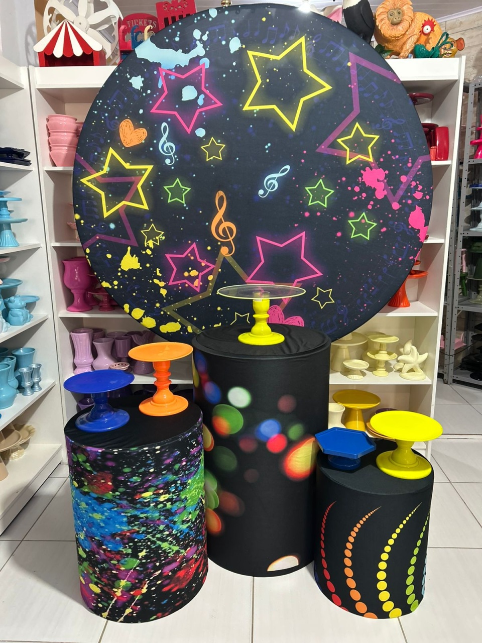 Neon Estrelas Kit 1 - Pegue e monte da Fada Madrinha decorações 