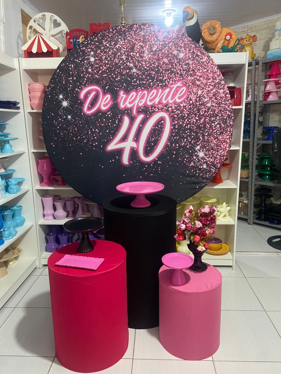 de Repente 40 - Pegue e monte da Fada Madrinha decorações 