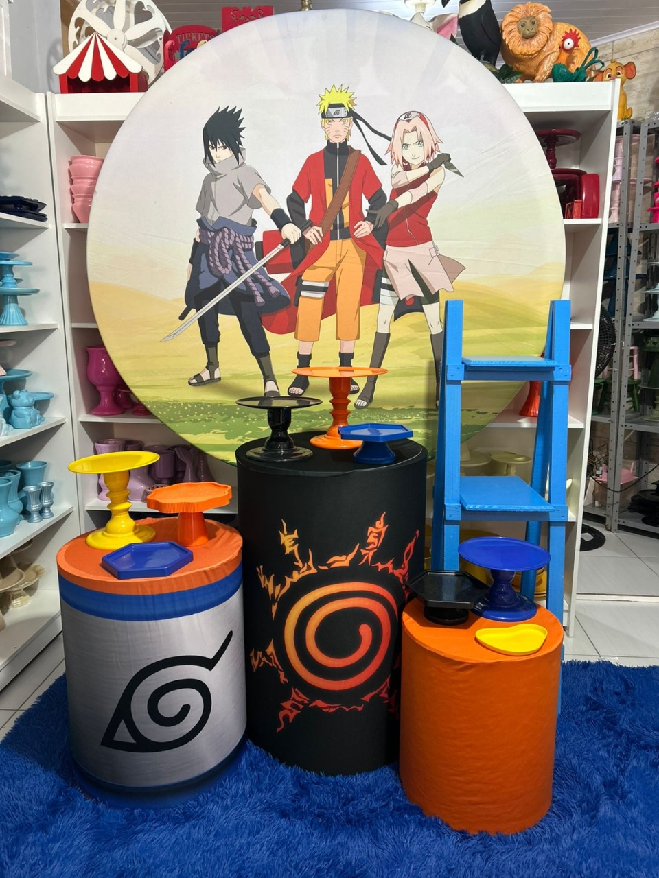Naruto/Sakura Kit 2 - Pegue e monte da Fada Madrinha decorações 