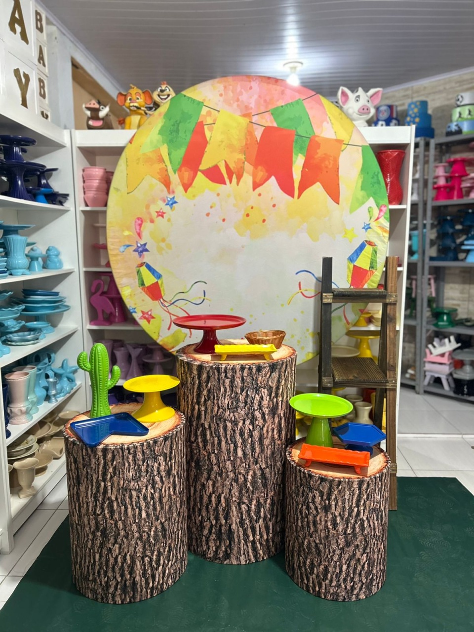 Festa Junina Bandeirinhas Kit 2 - Pegue e monte da Fada Madrinha decorações 