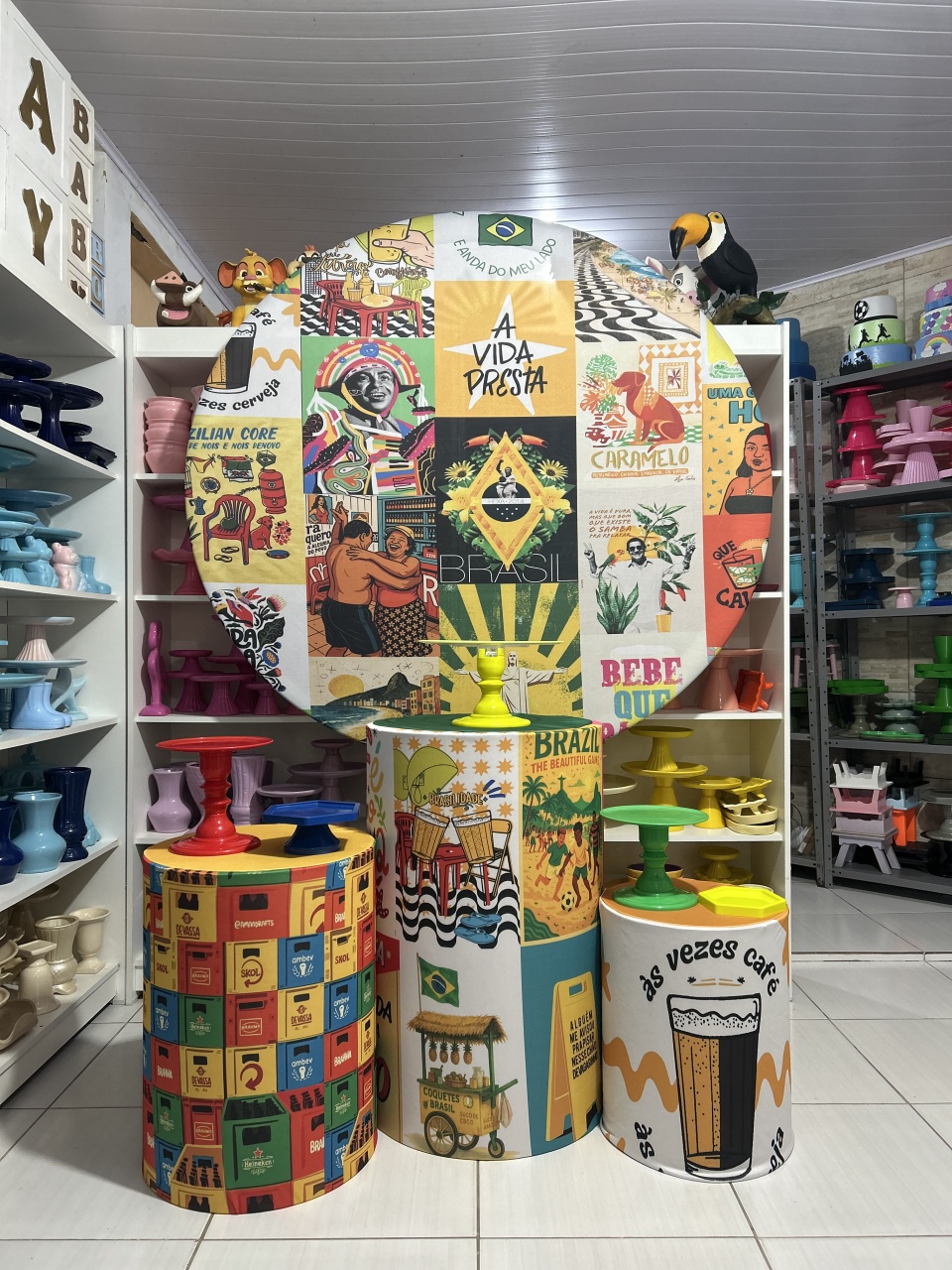 Brasilidades Kit 1 - Pegue e monte da Fada Madrinha decorações 