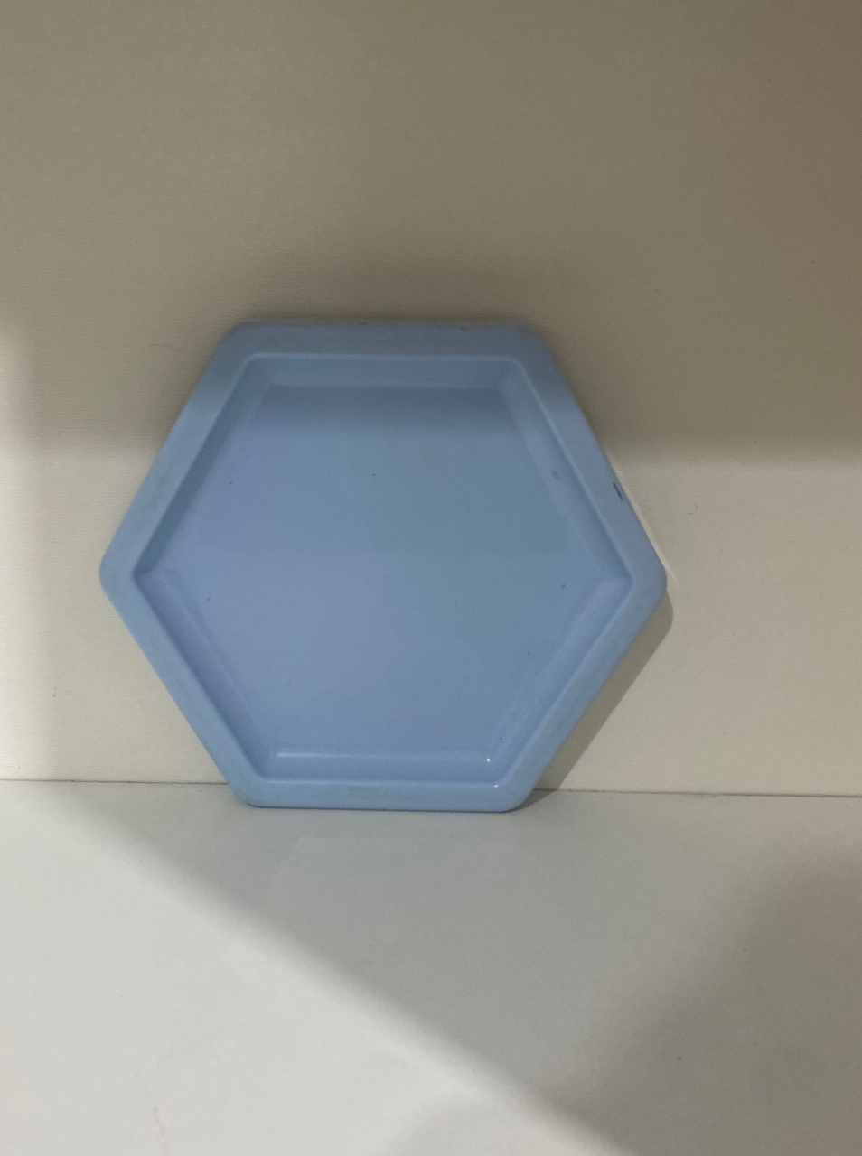 Bandeja Abs Sextavada Azul Candy P - Pegue e monte da Fada Madrinha decorações 