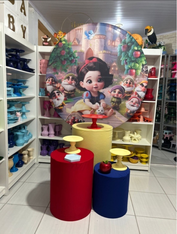 Branca de Neve Baby Kit 1 - Pegue e monte da Fada Madrinha decorações 