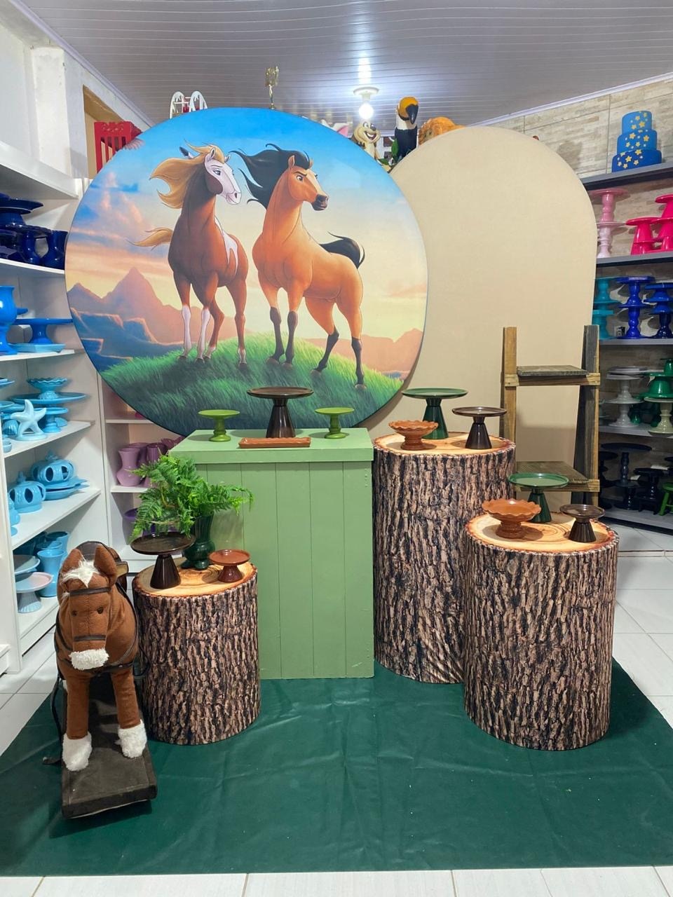 Cavalo Spirit Kit 4 - Pegue e monte da Fada Madrinha decorações 