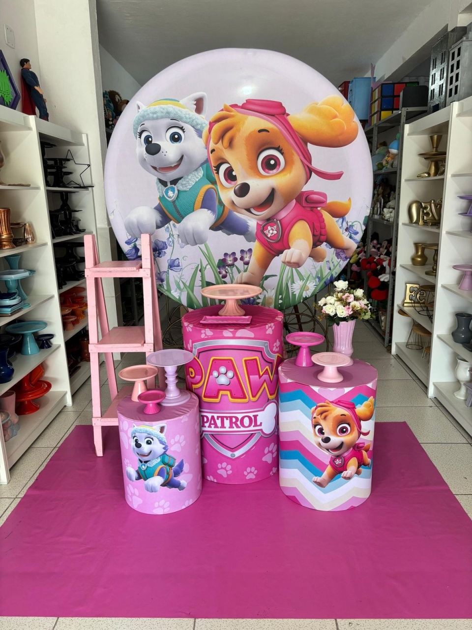 Kit Sky Everest Patrulha Canina 2  - Pegue e monte da Fada Madrinha decorações 