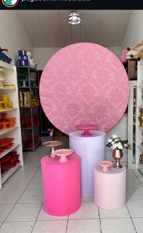 Cor Rosa  - Pegue e monte da Fada Madrinha decorações 