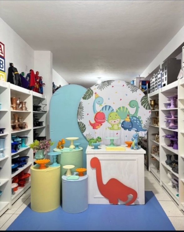Dino Baby Kit 04 - Pegue e monte da Fada Madrinha decorações 
