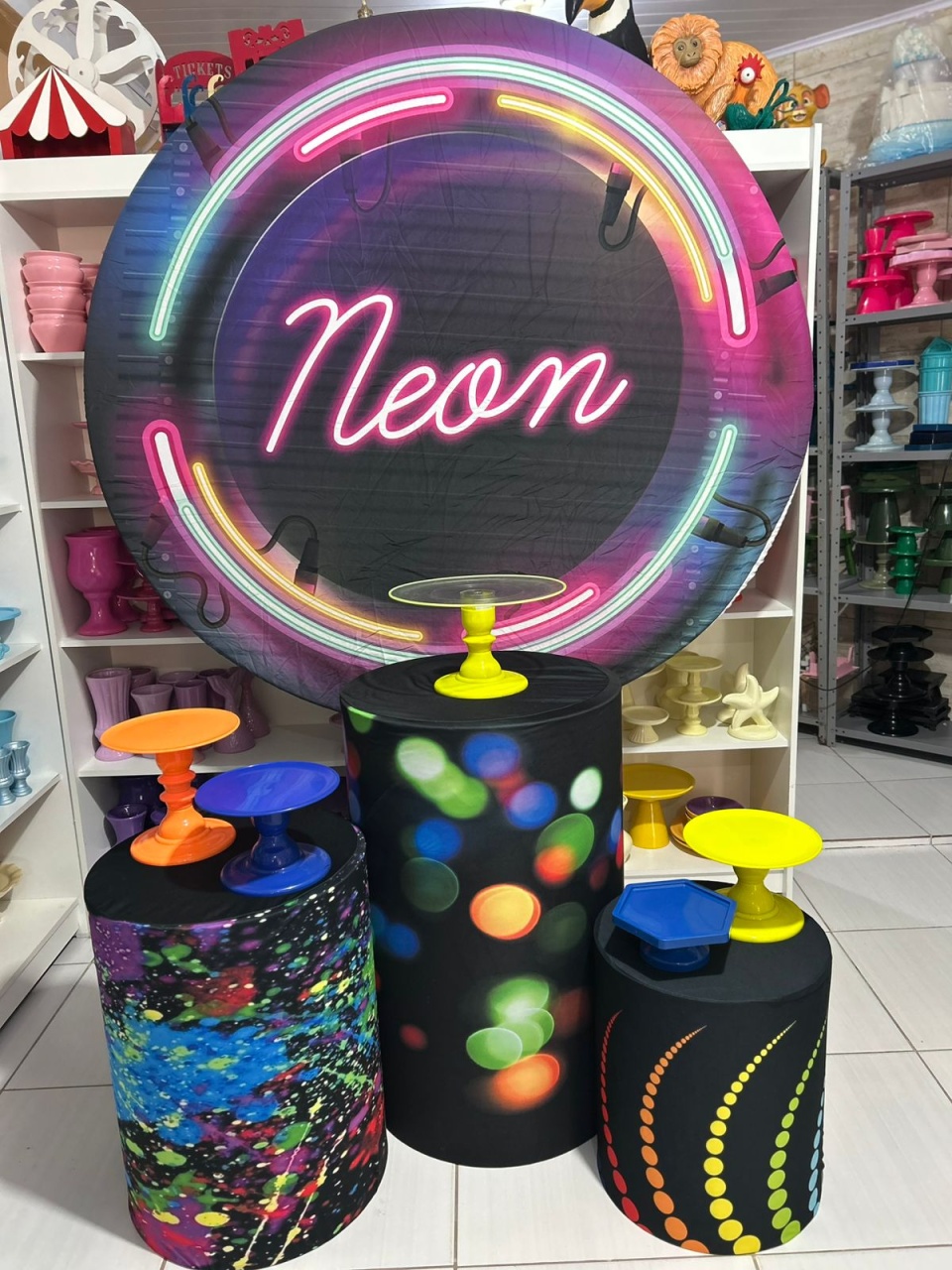 Neon Kit 1 - Pegue e monte da Fada Madrinha decorações 