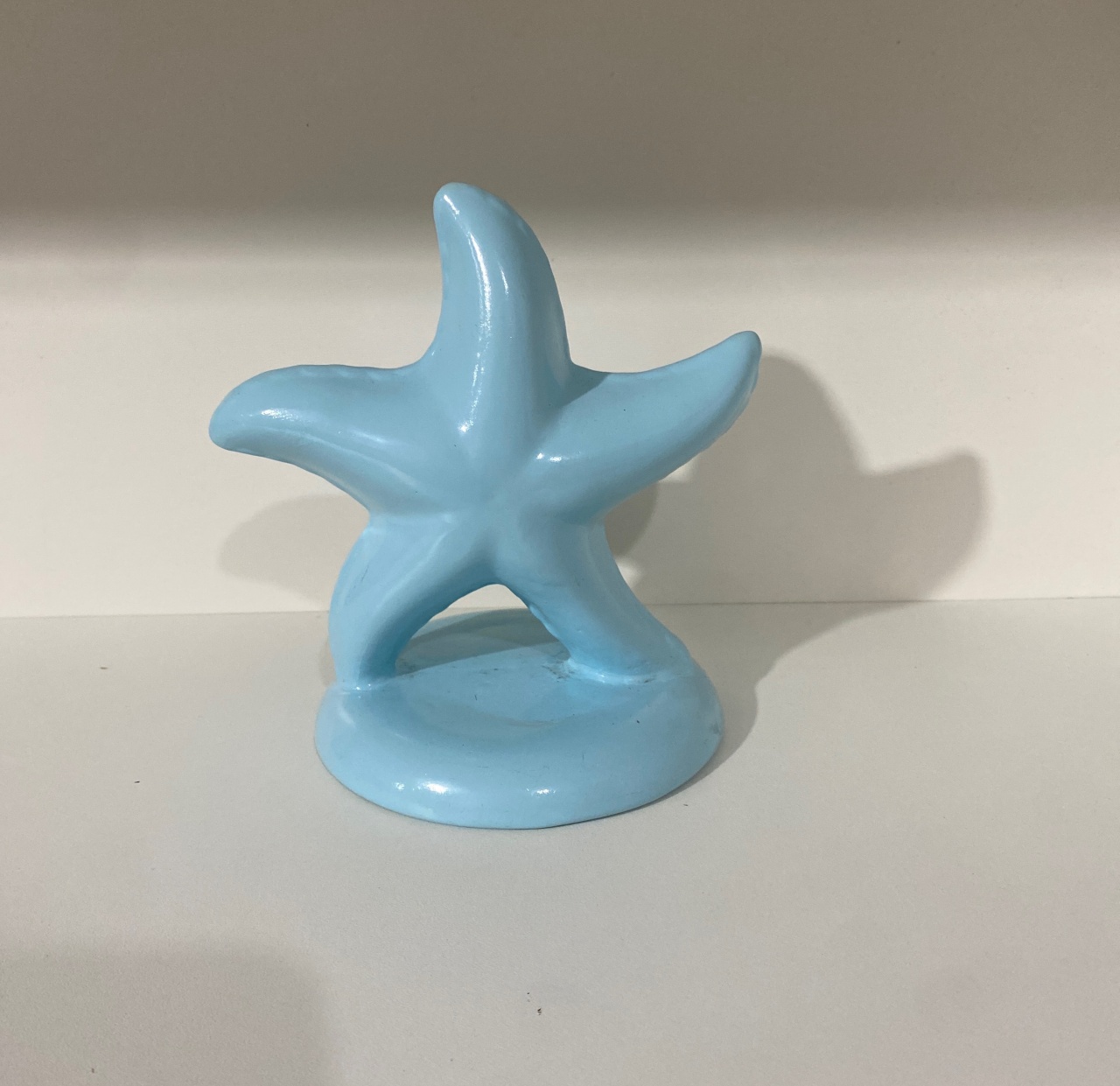 Estrela de Cerâmica Azul Claro  - Pegue e monte da Fada Madrinha decorações 
