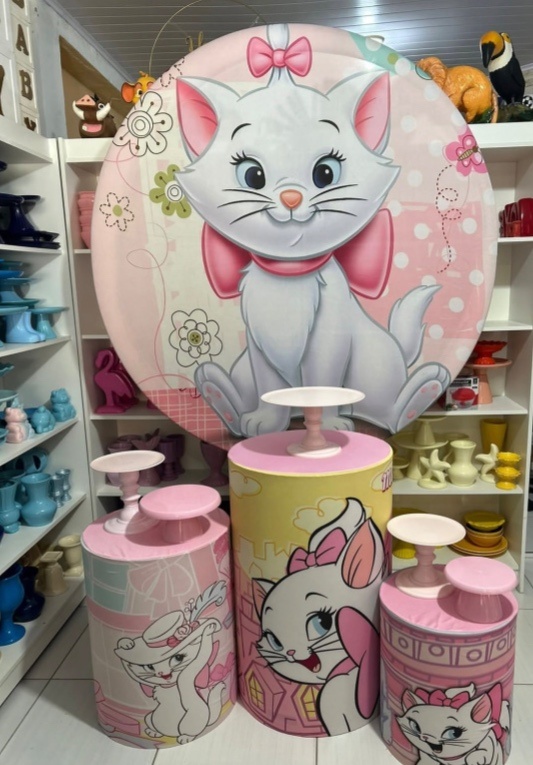 Gatinha Marie - Pegue e monte da Fada Madrinha decorações 