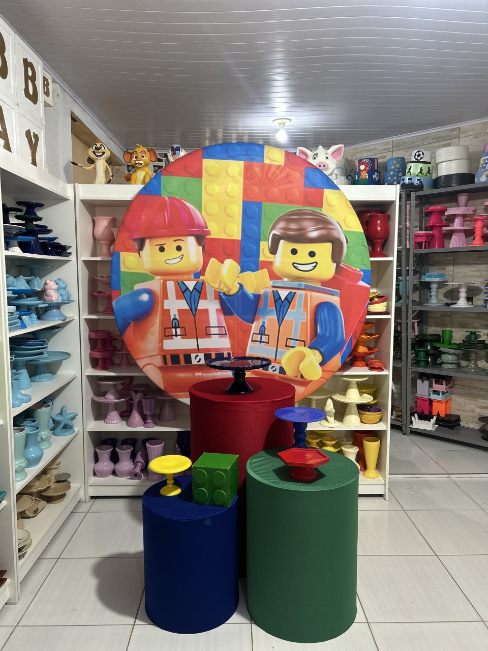 Lego Kit 1 - Pegue e monte da Fada Madrinha decorações 