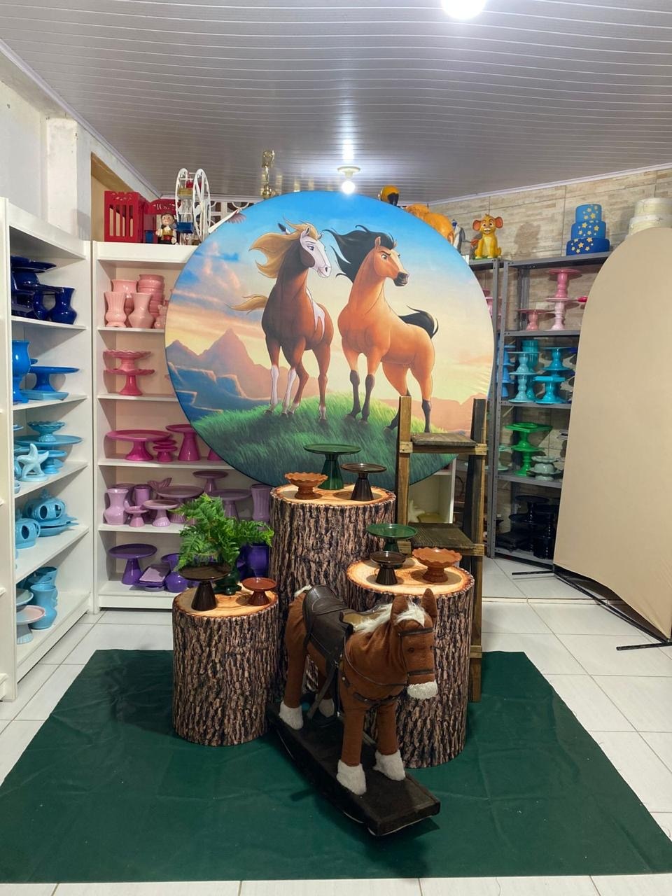 Cavalo Spirit Kit 2 - Pegue e monte da Fada Madrinha decorações 