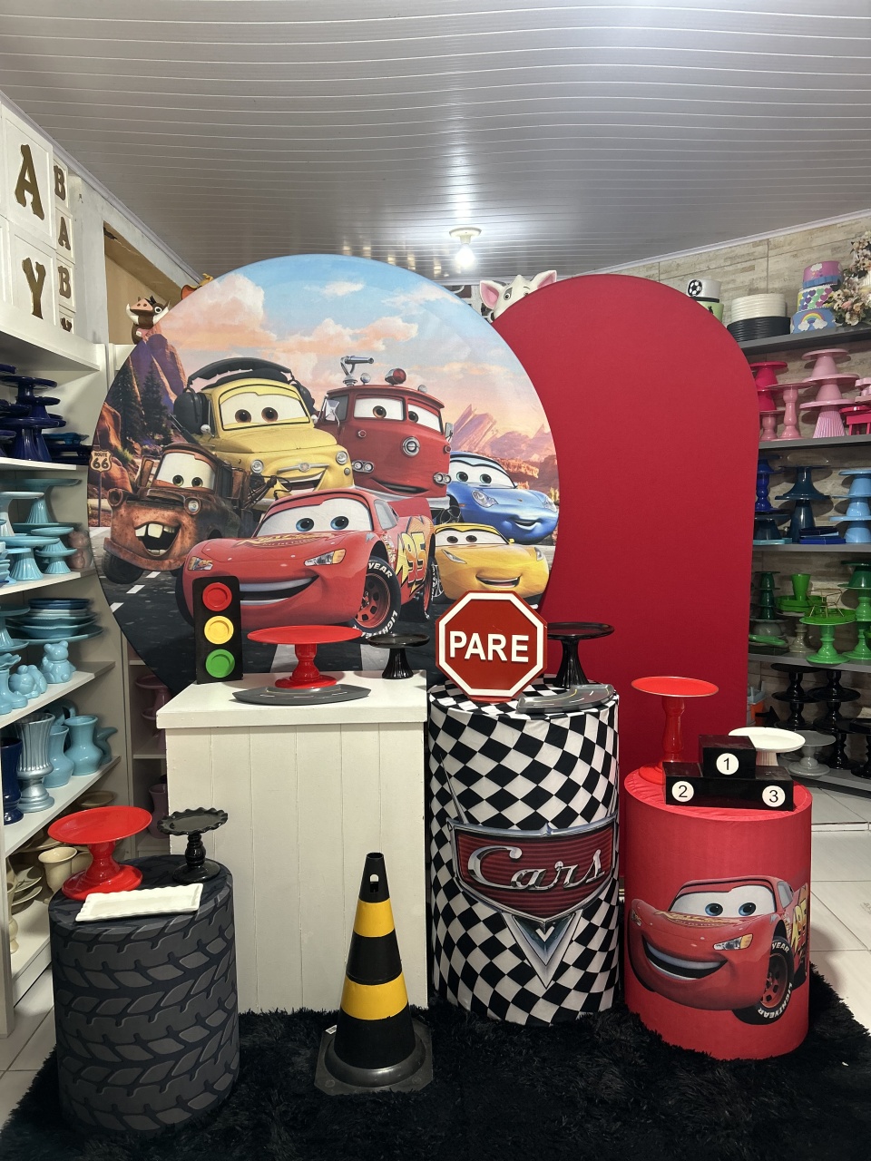 Carros Kit 4 - Pegue e monte da Fada Madrinha decorações 