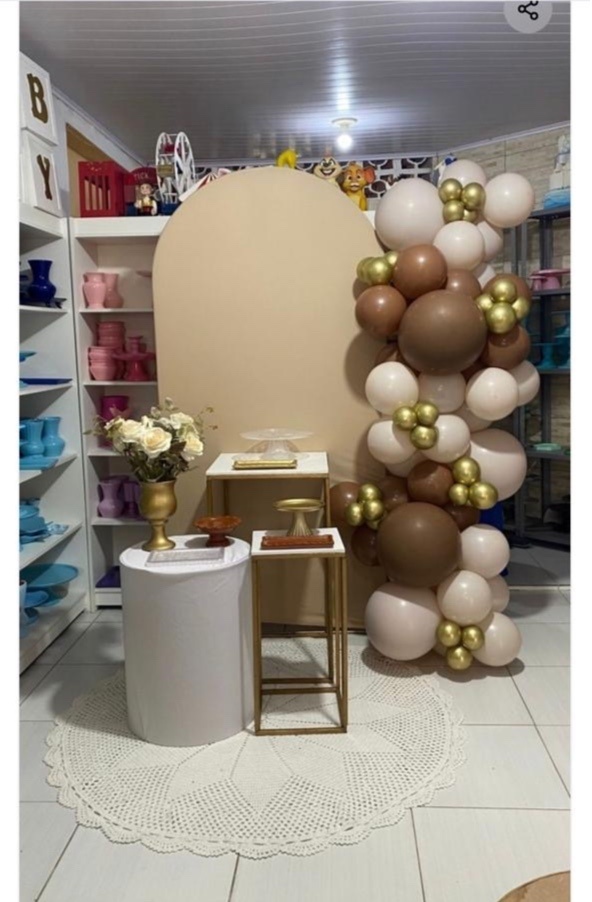 Kit Adulto Bege Marrom - Pegue e monte da Fada Madrinha decorações 