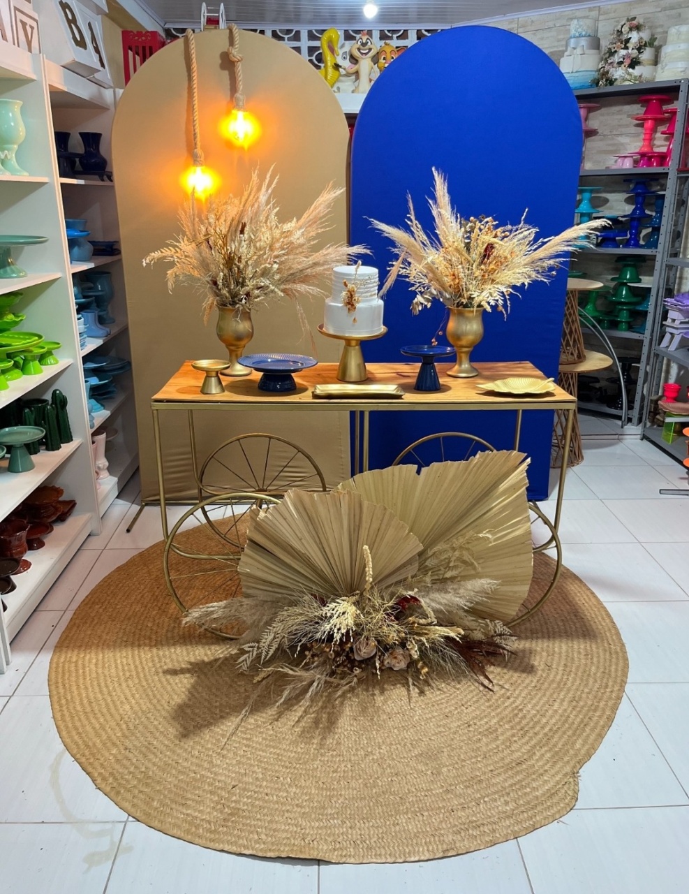 Kit Azul Borro Mesa Bicleta  - Pegue e monte da Fada Madrinha decorações 