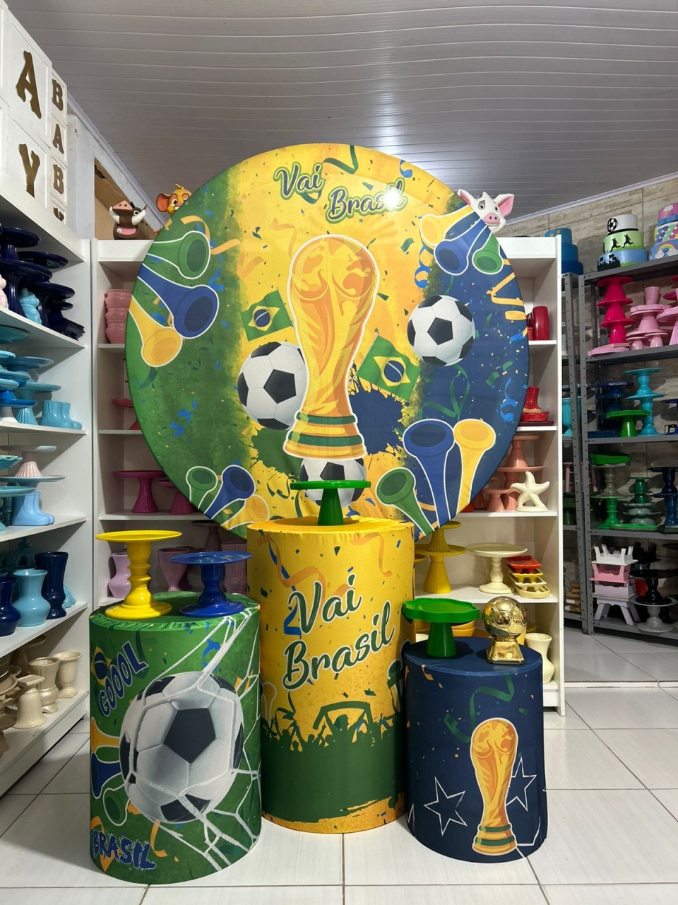 Copa Kit 1 - Pegue e monte da Fada Madrinha decorações 