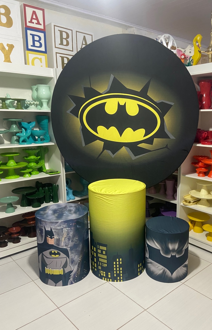 Tecidos- Batmam - Pegue e monte da Fada Madrinha decorações 