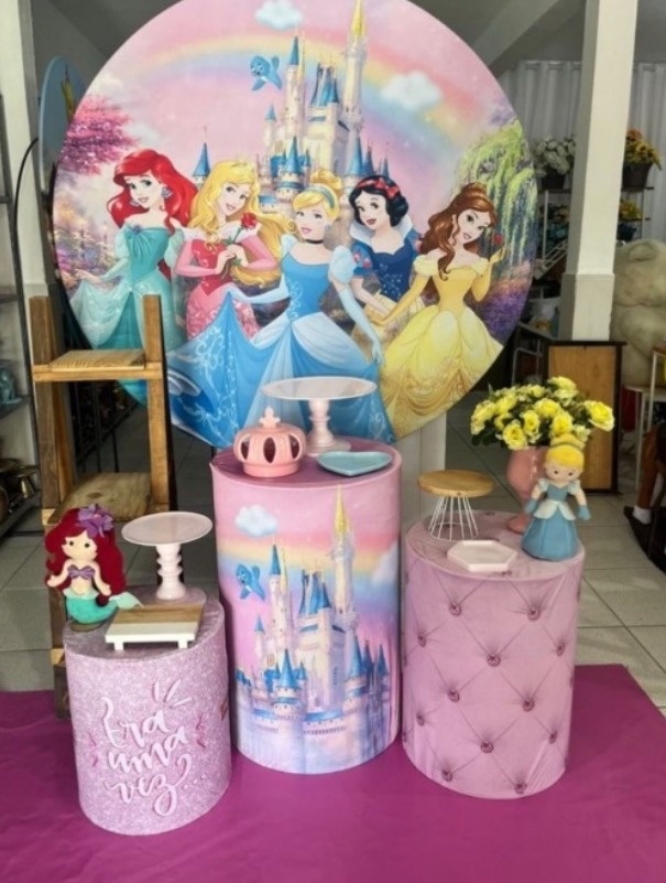 Kit Princesas Clássicas  - Pegue e monte da Fada Madrinha decorações 