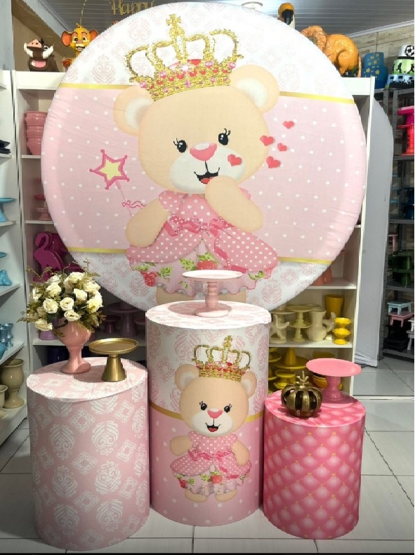 Ursinha  - Pegue e monte da Fada Madrinha decorações 