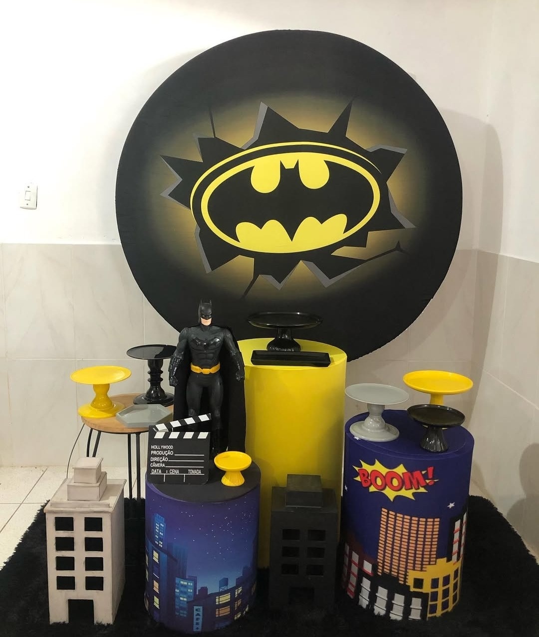 Batman  - Pegue e monte da Fada Madrinha decorações 