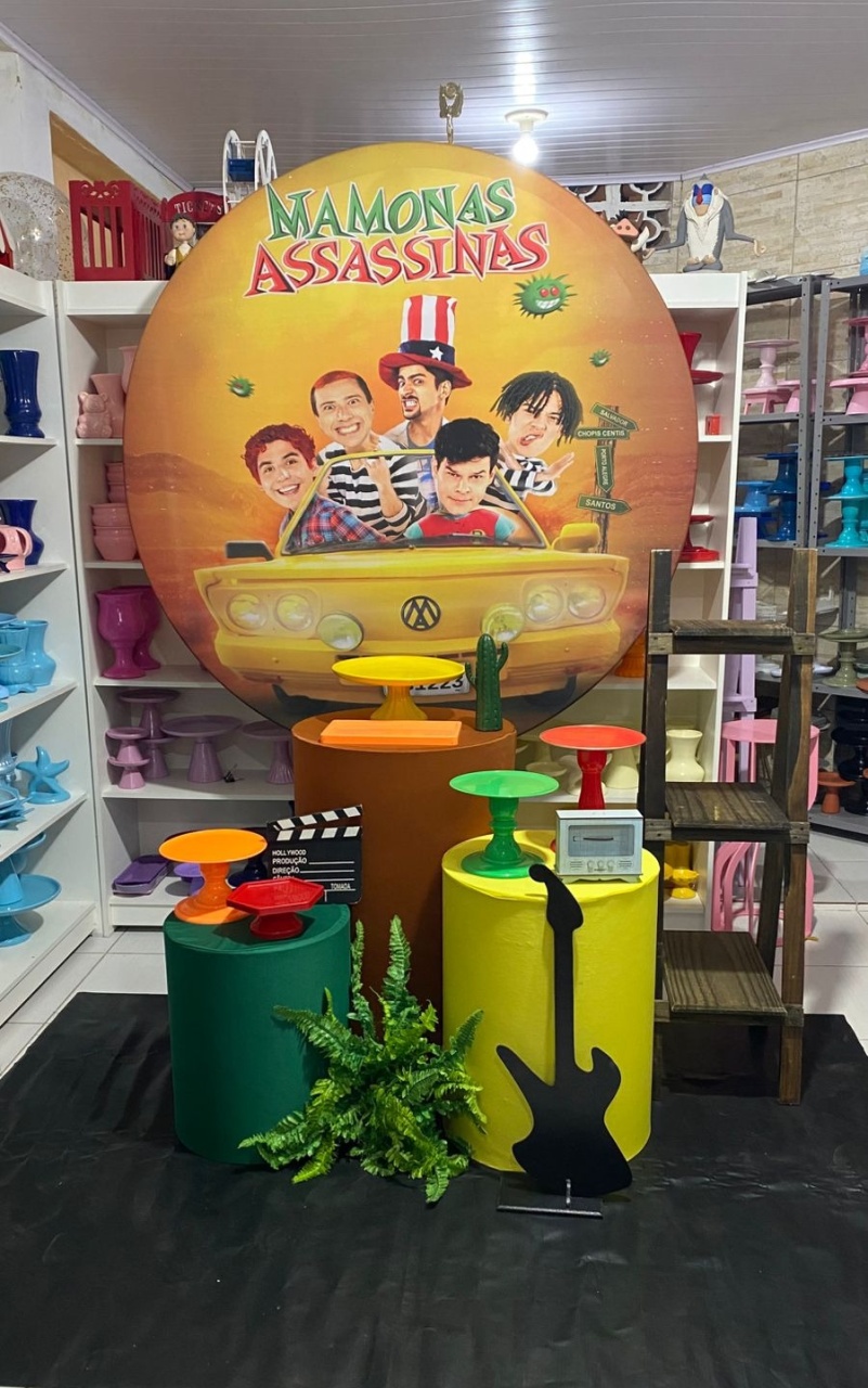 Kit Mamonas Assasinas  - Pegue e monte da Fada Madrinha decorações 