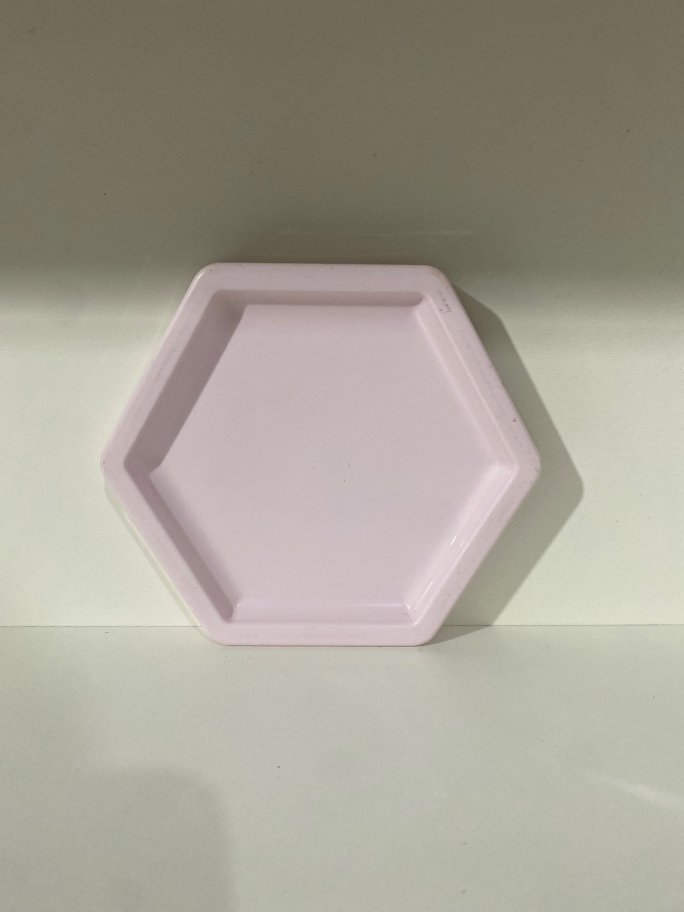 Bandeja Sextavada Rosa Claro P - Pegue e monte da Fada Madrinha decorações 