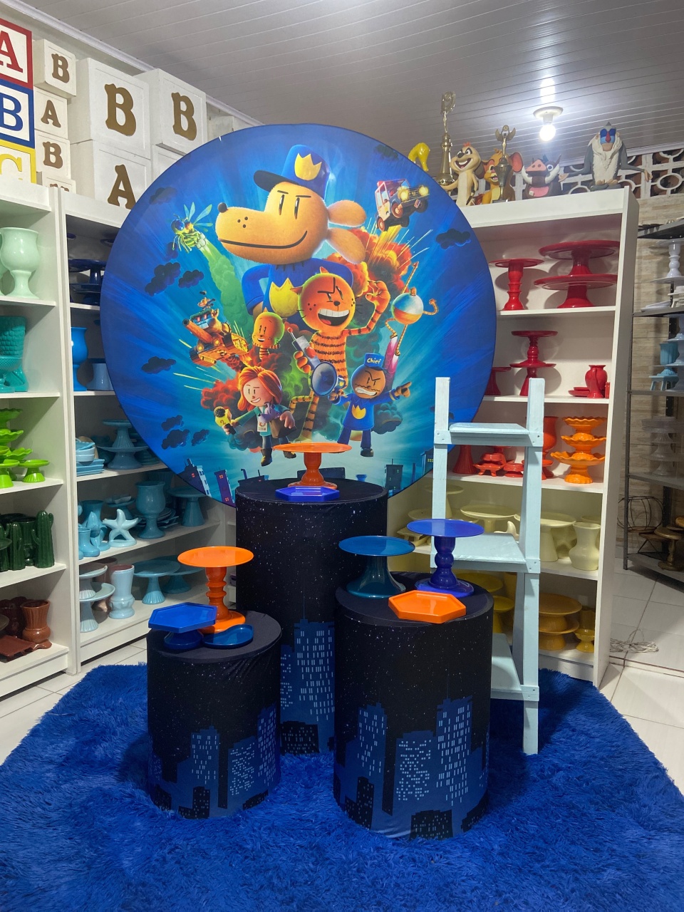 O Homem Cão Kit M - Pegue e monte da Fada Madrinha decorações 