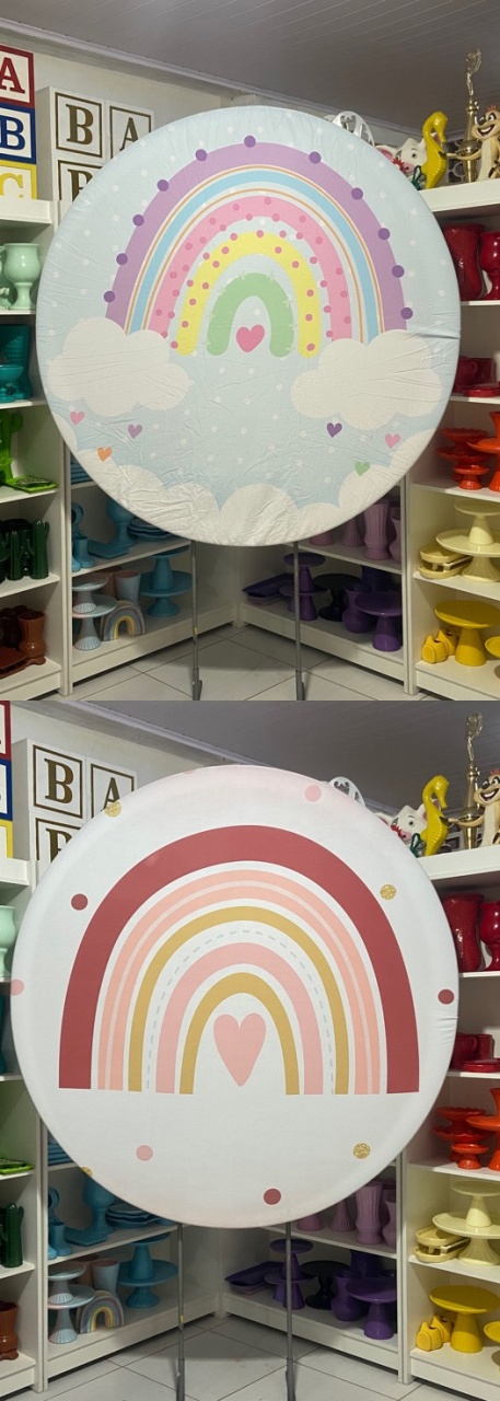 Tecidos - Arco Iris - Pegue e monte da Fada Madrinha decorações 