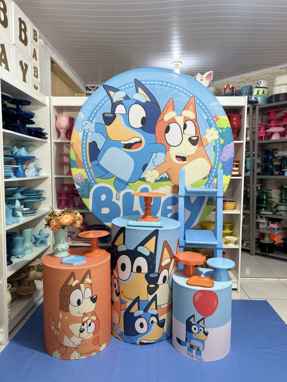 Bluey Kit 2 - Pegue e monte da Fada Madrinha decorações 