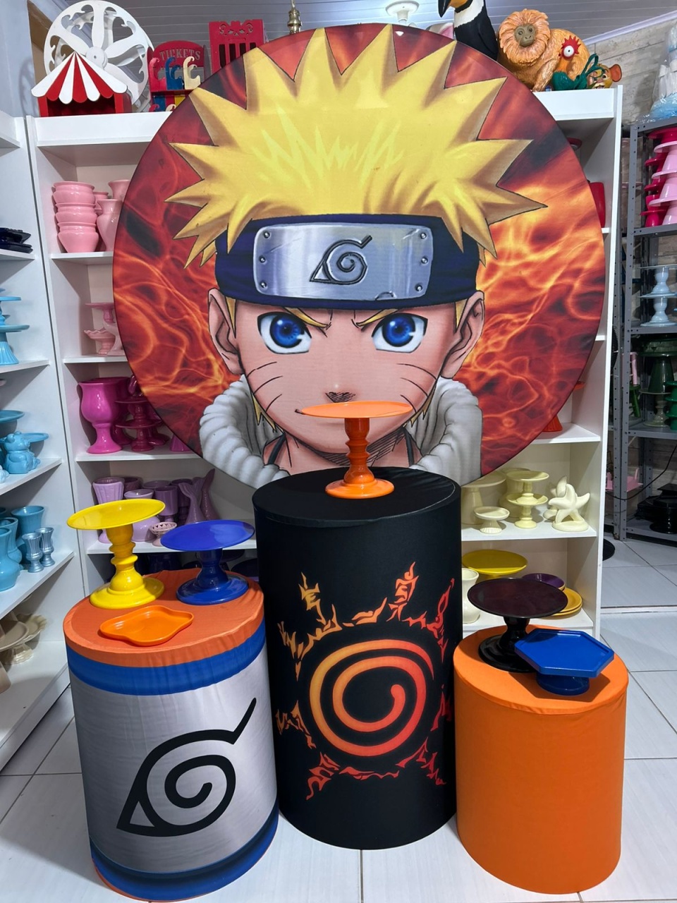 Naruto - Pegue e monte da Fada Madrinha decorações 