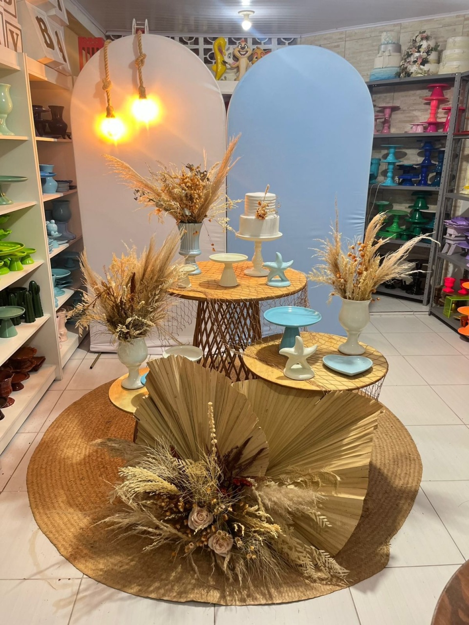 Kit Maré Suave Flores Secas  - Pegue e monte da Fada Madrinha decorações 