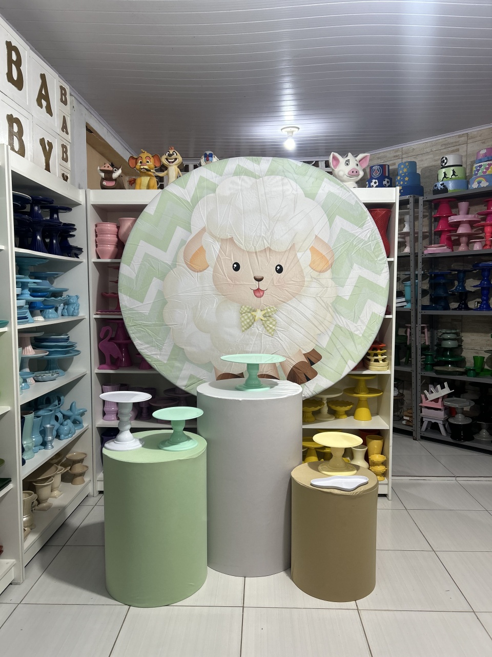 Ovelhinha Kit 1 - Pegue e monte da Fada Madrinha decorações 