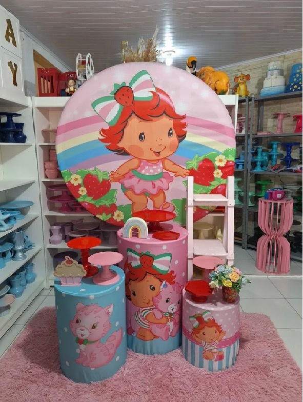 Moranguinho Baby - Pegue e monte da Fada Madrinha decorações 