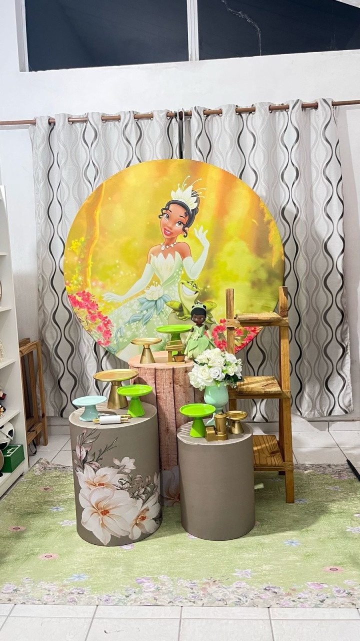 Kit Tiana Princesa E O Sapo  - Pegue e monte da Fada Madrinha decorações 