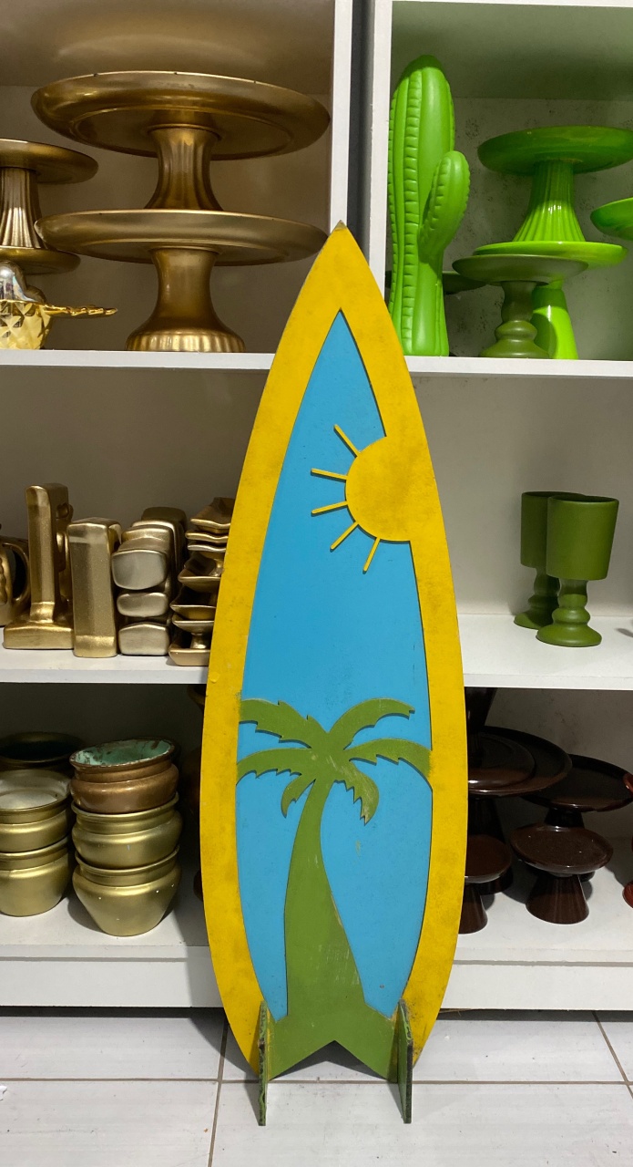 Prancha de Surf Mdf  - Pegue e monte da Fada Madrinha decorações 