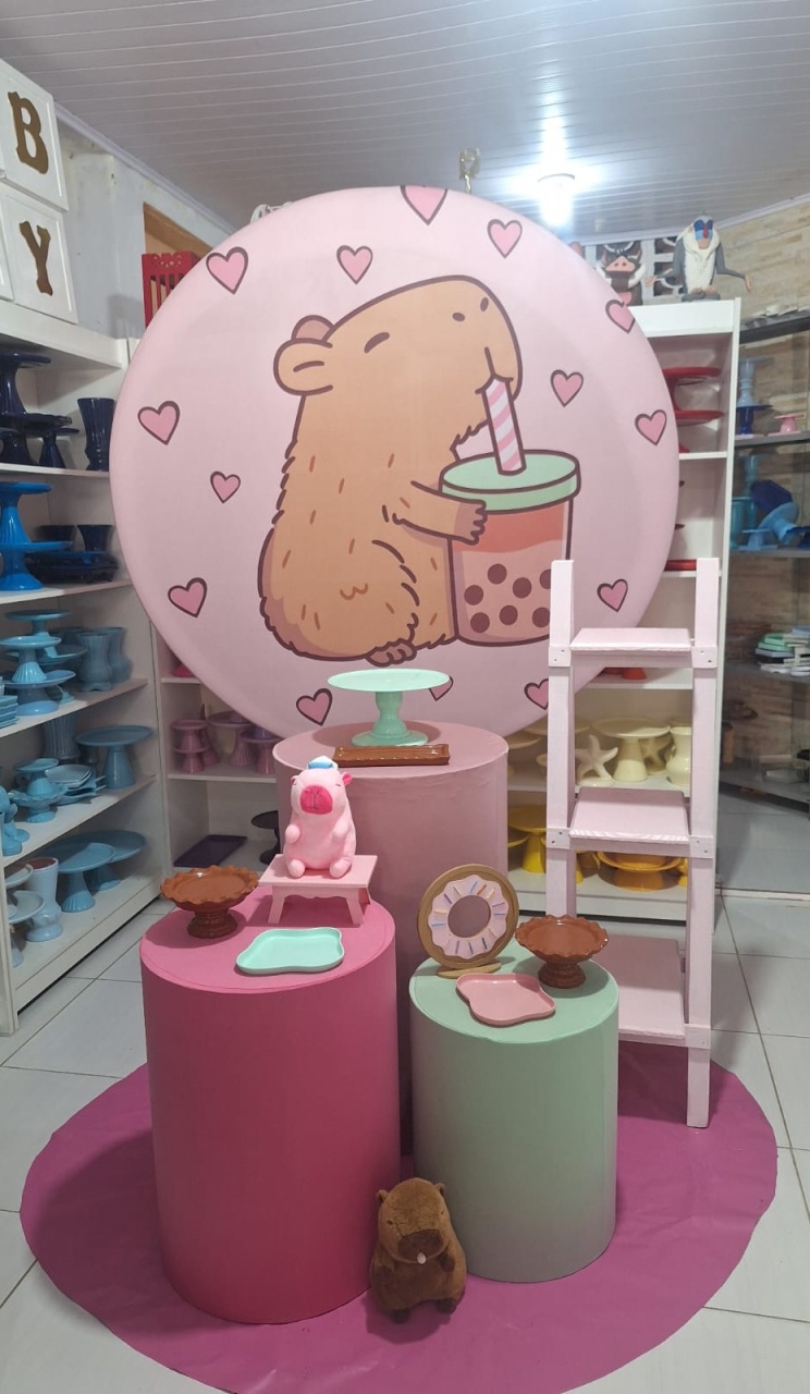 Capivara Copo Kit - Pegue e monte da Fada Madrinha decorações 