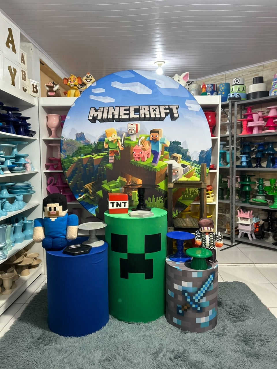 Minecraft Kit 2 - Pegue e monte da Fada Madrinha decorações 