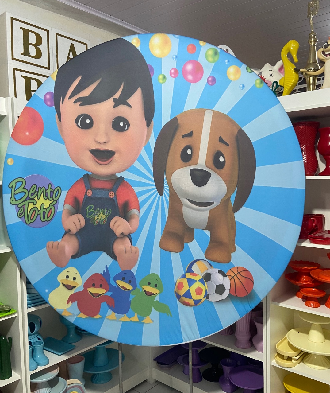 Tecidos - Bento Totó  - Pegue e monte da Fada Madrinha decorações 