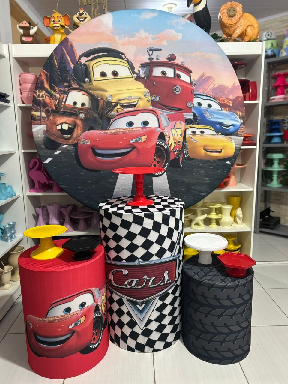Carros Kit 1 - Pegue e monte da Fada Madrinha decorações 
