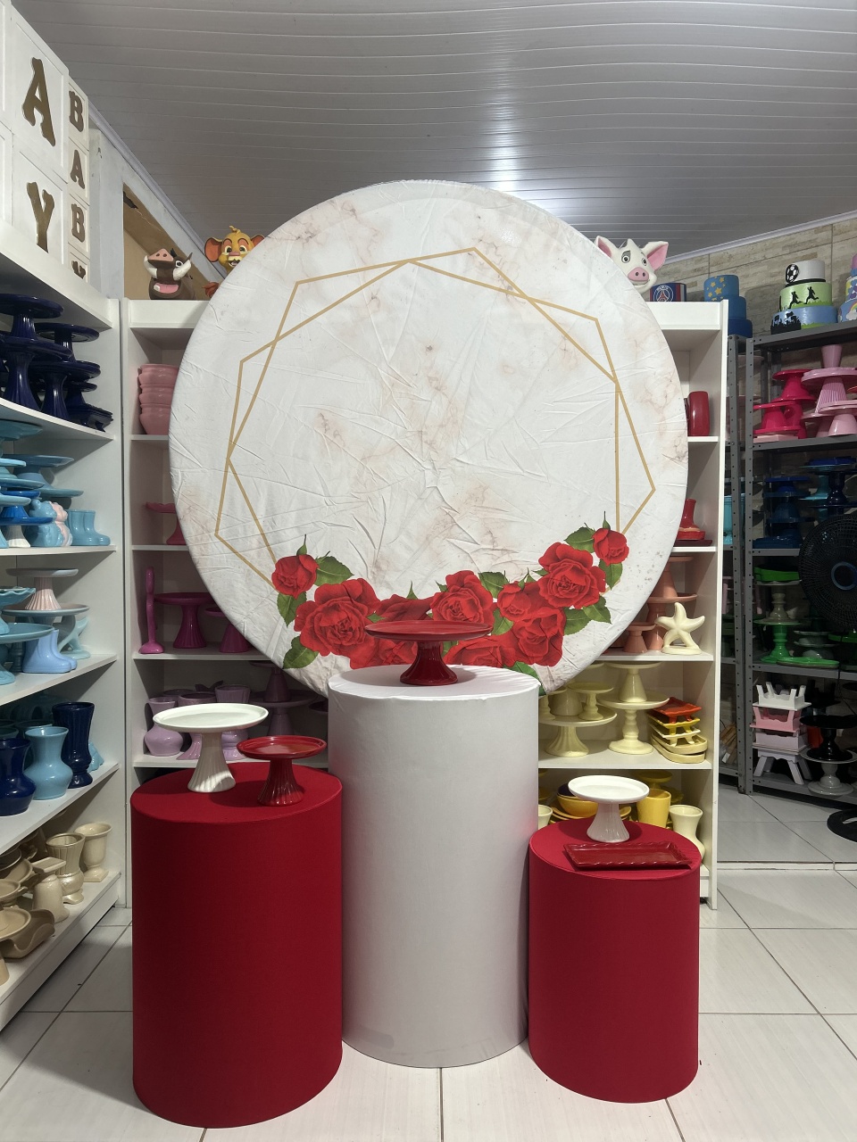 Rosas Vermelhas Kit 1 - Pegue e monte da Fada Madrinha decorações 