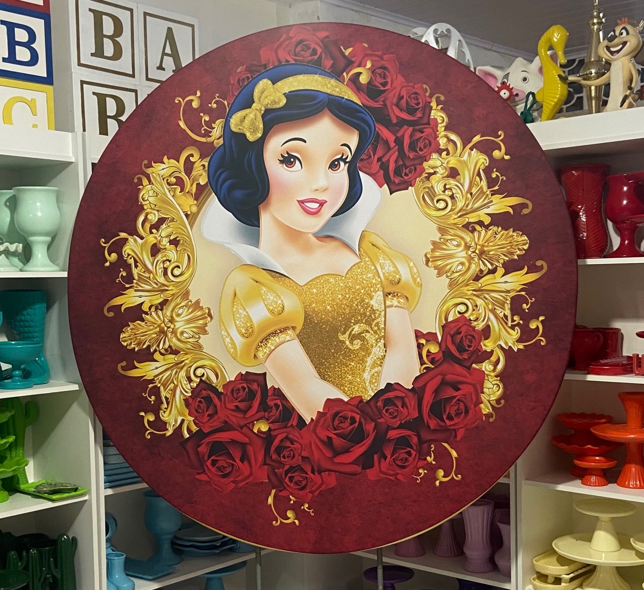 Tecidos - Branca de Neve 2 - Pegue e monte da Fada Madrinha decorações 