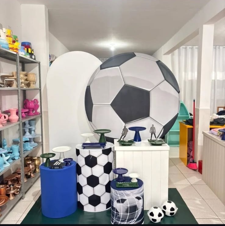 Kit Futebol 4 - Pegue e monte da Fada Madrinha decorações 