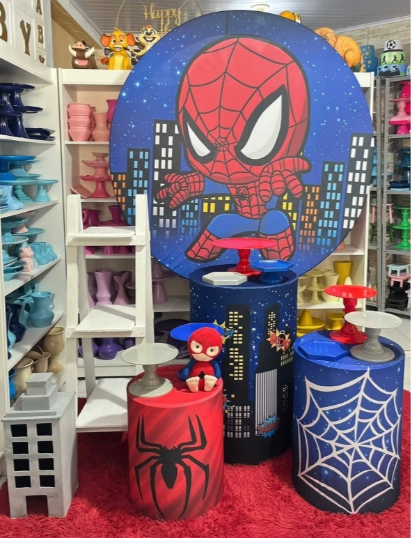 Homem-Aranha Baby Kit 2 - Pegue e monte da Fada Madrinha decorações 